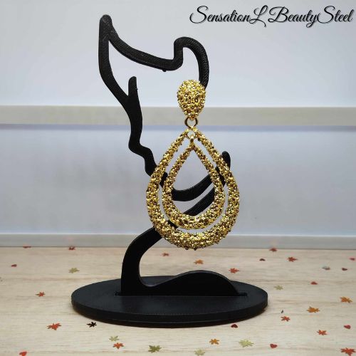 Boucles d'Oreilles Gouttes Éclatantes