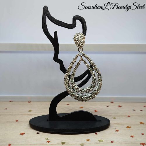 Boucles d'Oreilles Gouttes Éclatantes