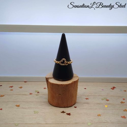 Bague Cœurs Enlacés