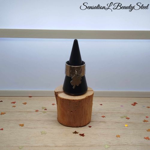 Bague Médaillon Trèfle