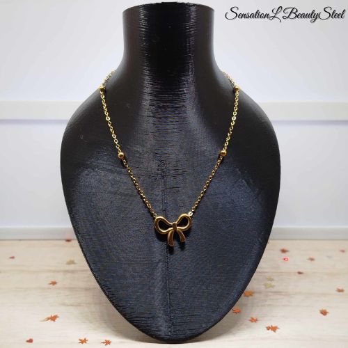 Collier Nœud Élégant