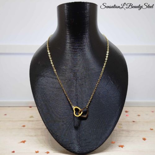 Collier Cœurs Entrelacés