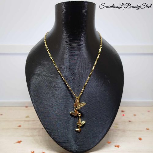 Collier Papillons Éclatants