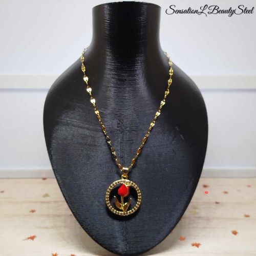 Collier Rose Éclatante