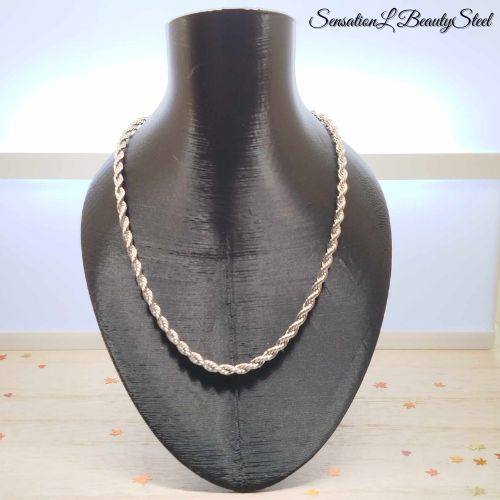 Collier Torsadé Argenté