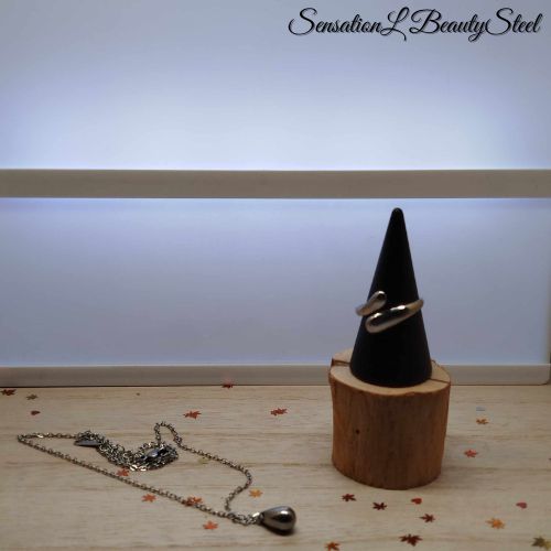 Parure Goutte d’Eau – Zoom détail