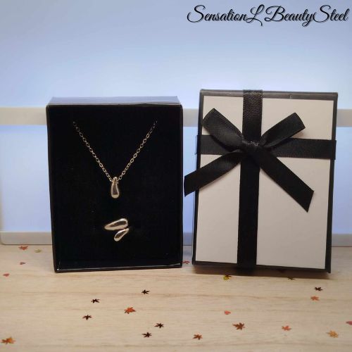 Parure Goutte d’Eau – Les Deux Pièces : Collier & Bague